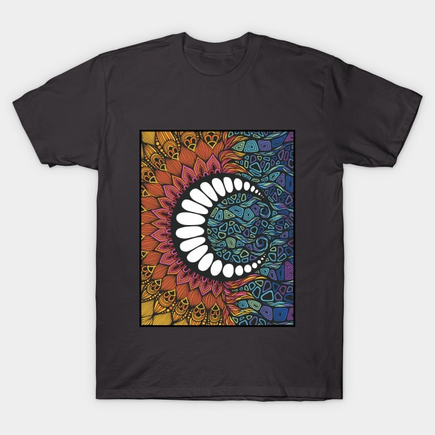 When the Sun meets the Moon T-Shirt by zenspiredesigns01